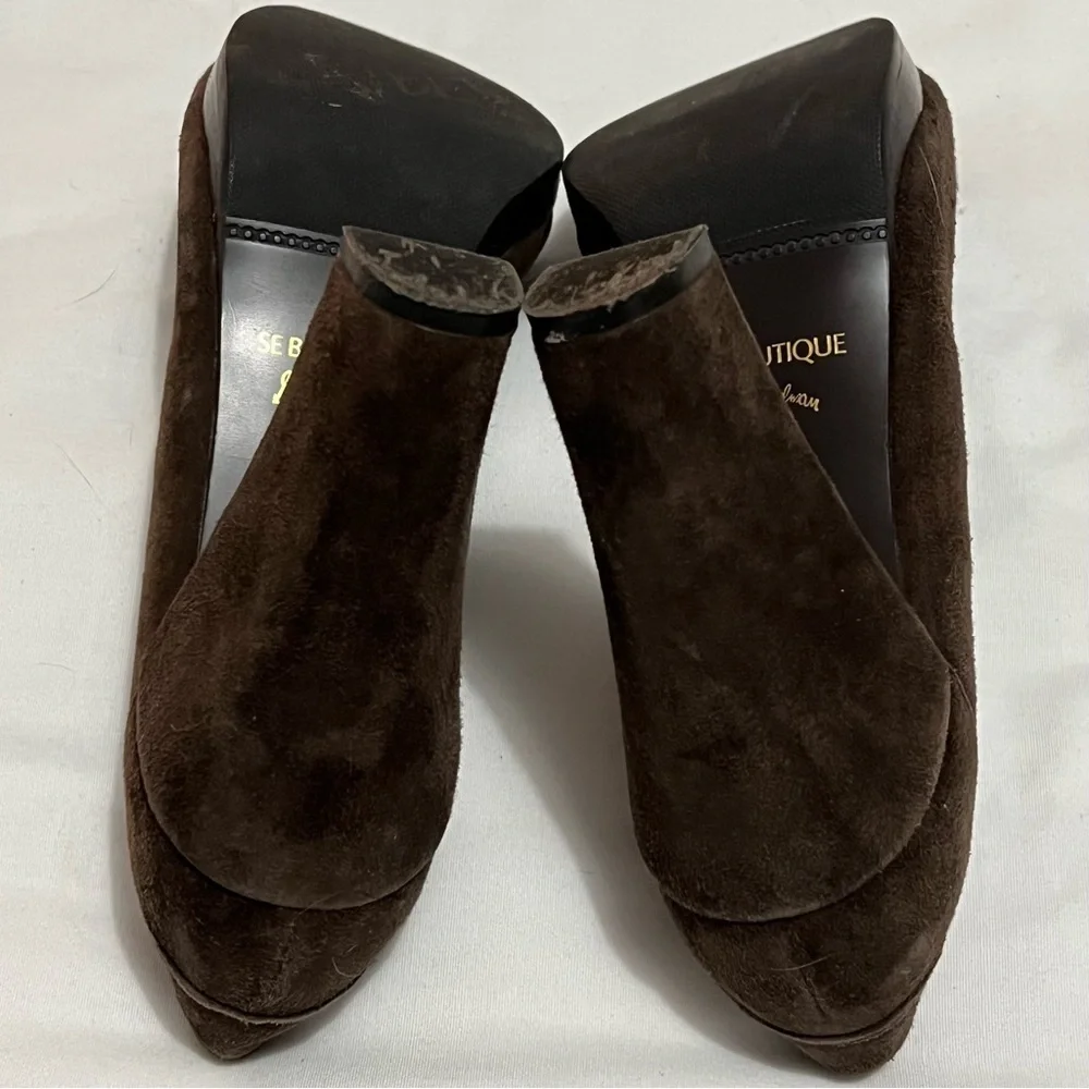 Sam Edelman Boutique Brown Suede Tassel Pumps